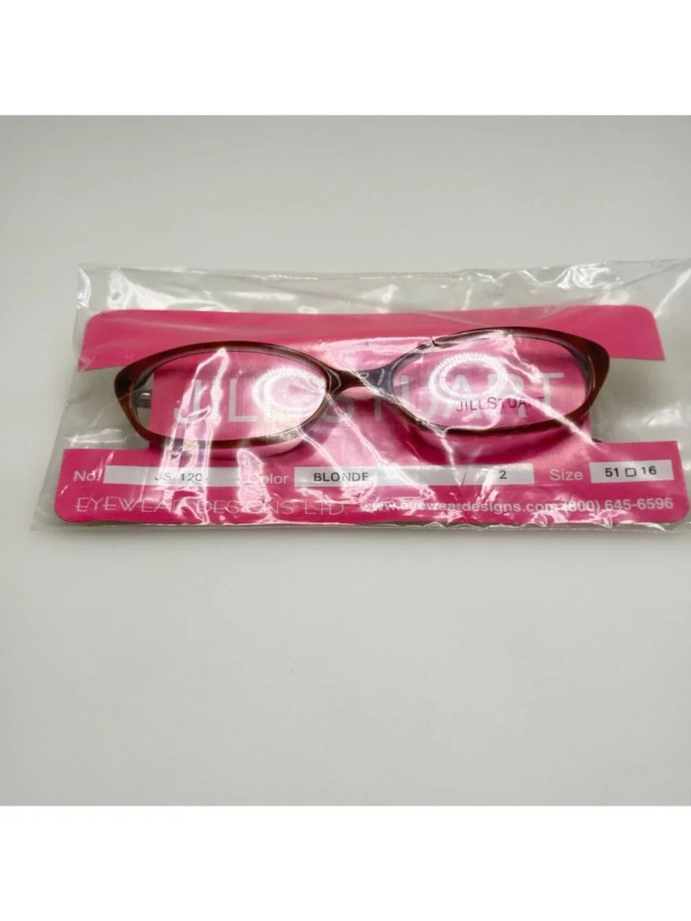 Jill Stuart JS 120 2 Blonde Eyeglasses Eye Glasses Frames 51-16-140